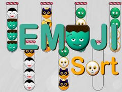 Mchezo Emoji Sort
