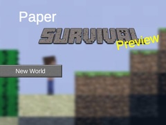 Mchezo Paper Survival