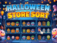 Mchezo Halloween Store Sort