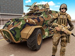 Mchezo Us Army Car Games Truck Driving