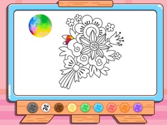 Mchezo Coloring Book: Flower Bouquet