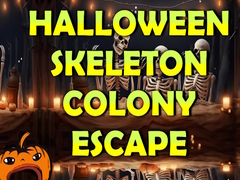 Mchezo Halloween Skeleton Colony Escape