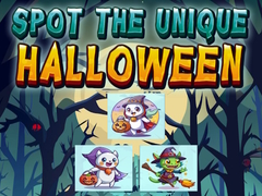 Mchezo Spot the Unique Halloween