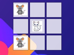 Mchezo Tic-tac-toe Mouse Vs Cat