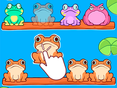 Mchezo Sorting frogs