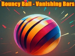 Mchezo Bouncy Ball - Vanishing Bars 