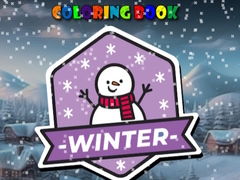 Mchezo Coloring book Winter 