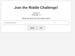 Mchezo Riddle Challenge 