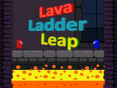 Mchezo Lava Ladder Leap