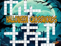 Mchezo Halloween crosswords 