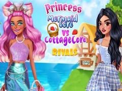 Mchezo Princess Cottage Core vs Mermaid Core Rivals