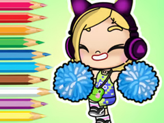 Mchezo Coloring Book: Avatar World Cheerleader