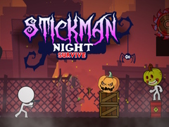 Mchezo Stickman Night Survive