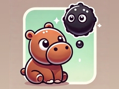 Mchezo Hide Moodeng Hippo!