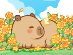 Mchezo Jigsaw Puzzle: Capybara In Sunflowers