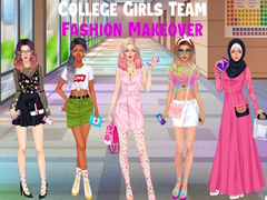 Mchezo College Girls Team Fashion Makeover