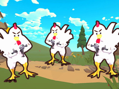 Mchezo Chicken shooter io