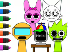 Mchezo Coloring Book: Sprunki Incredibox