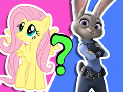 Mchezo Kids Quiz: Animal Ladies