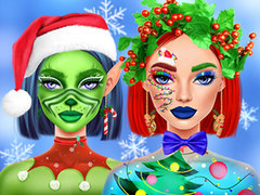 Mchezo Ellie Christmas Makeup