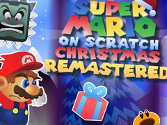 Mchezo Super Mario on Scratch Christmas Remastered