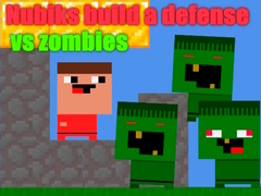 Mchezo Nubiks build a defense vs zombies