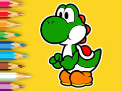 Mchezo Coloring Book: Yoshi Fishing Day