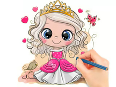 Mchezo Coloring Book: Chibi Doll Princess