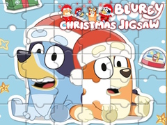Mchezo Bluey Christmas Jigsaw