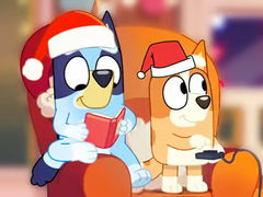 Mchezo Jigsaw Puzzle: Bluey Christmas Party