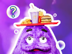 Mchezo Kids Quiz: Grimace Shake Trivia