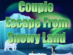 Mchezo Couple Escape from Snowy Land