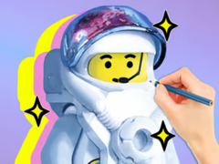Mchezo Coloring Book: LEGO Astronaut