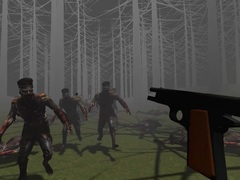 Mchezo Zombies in a Forest