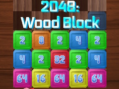 Mchezo 2048: Wood Block