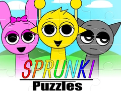 Mchezo Sprunki Puzzles