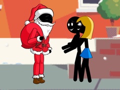 Mchezo Stickman Santa