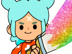 Mchezo Coloring Book: Toca Boca Rita