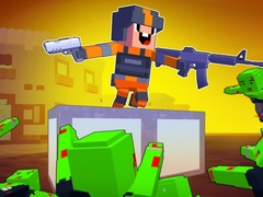 Mchezo Cubic Frontier: Zombie Robby