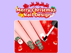 Mchezo Merry Christmas Nail Design