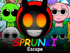 Mchezo Sprunki 3D Escape