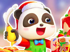Mchezo Jigsaw Puzzle: Baby Panda Christmas Chef