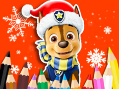 Mchezo Coloring Book: PAW Patrol Christmas