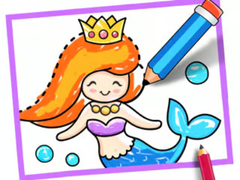 Mchezo Toddler Drawing: Mermaid