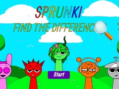 Mchezo Sprunki Find The Differences