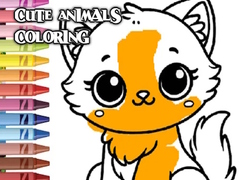 Mchezo Cute Animals Coloring