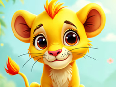 Mchezo Jigsaw Puzzle: Baby Simba