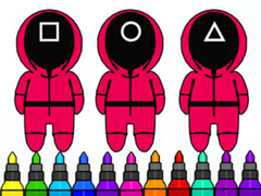 Mchezo Coloring Book: Squid Game Mask