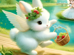 Mchezo Jigsaw Puzzle: Angel Bunny