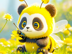 Mchezo Jigsaw Puzzle: Panda Bee